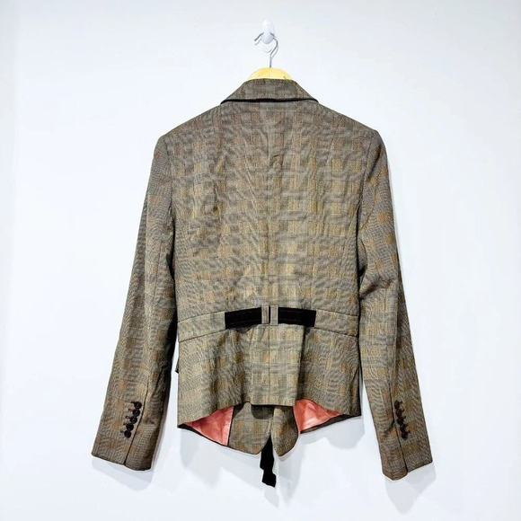 InWear Vintage brown plaid  jacket - Picture 11 of 12